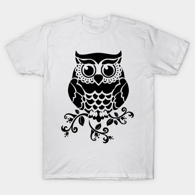 Cute Owl T-Shirt by chaseoscar